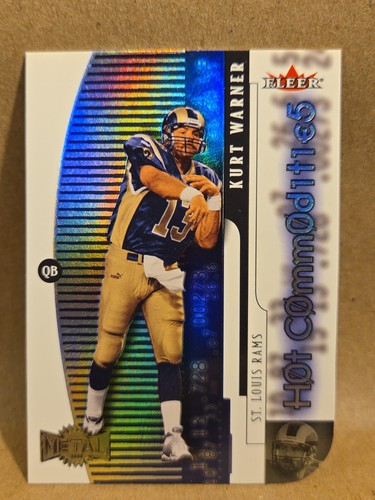 2000 fleer metal football - metal, hot